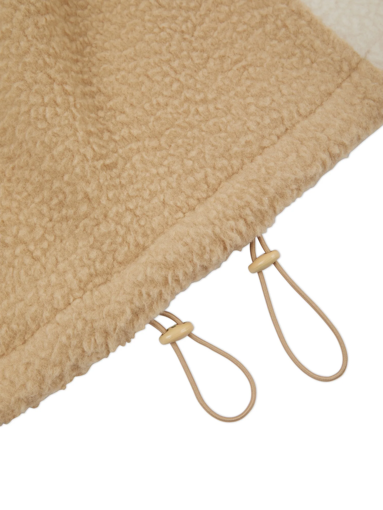 'ELYSIA' HALF ZIP TEDDY OVERSIZED COLOUR BLOCK SWEATSHIRT MULTI - Image 10