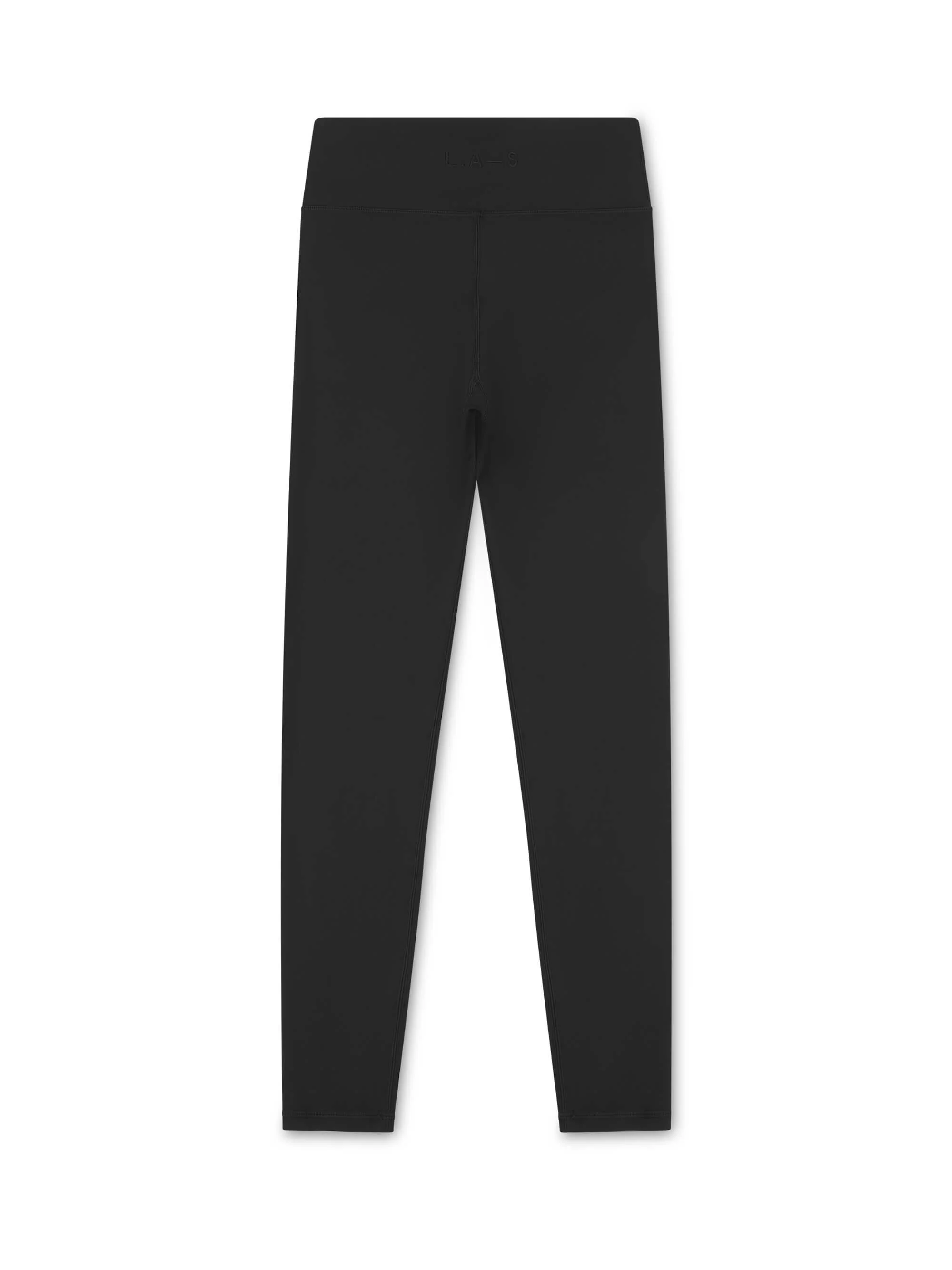 'CONNECTICUT' HIGH WAISTED ATHLEISURE LEGGINGS BLACK - Image 6