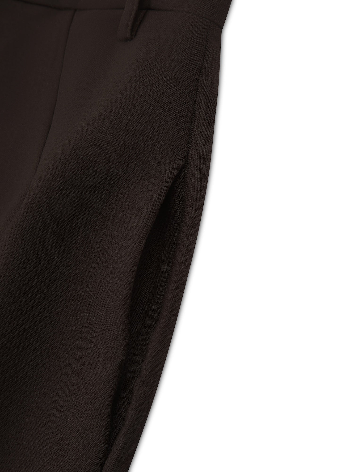 'SERENA' HOURGLASS MAXI SKIRT BROWN - Image 7