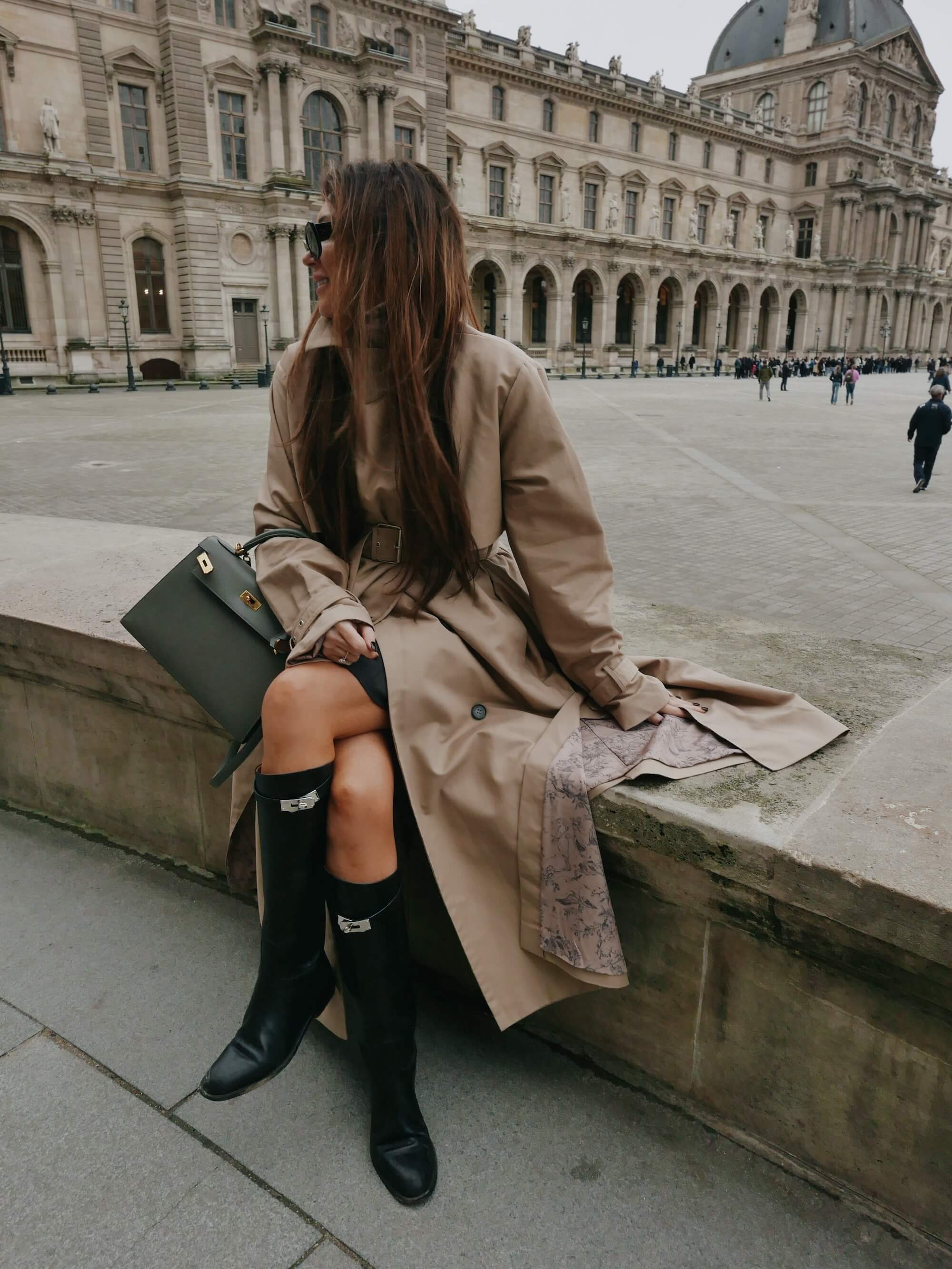 'VERSAILLES' SIGNATURE TRENCH COAT CAMEL - Image 3