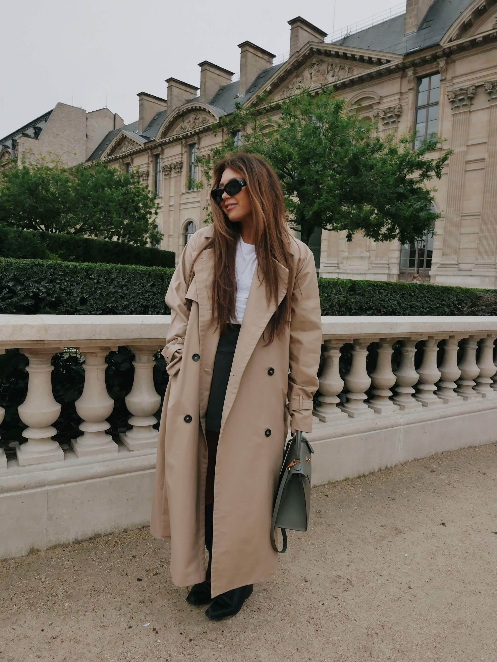 'VERSAILLES' SIGNATURE TRENCH COAT CAMEL - Image 7