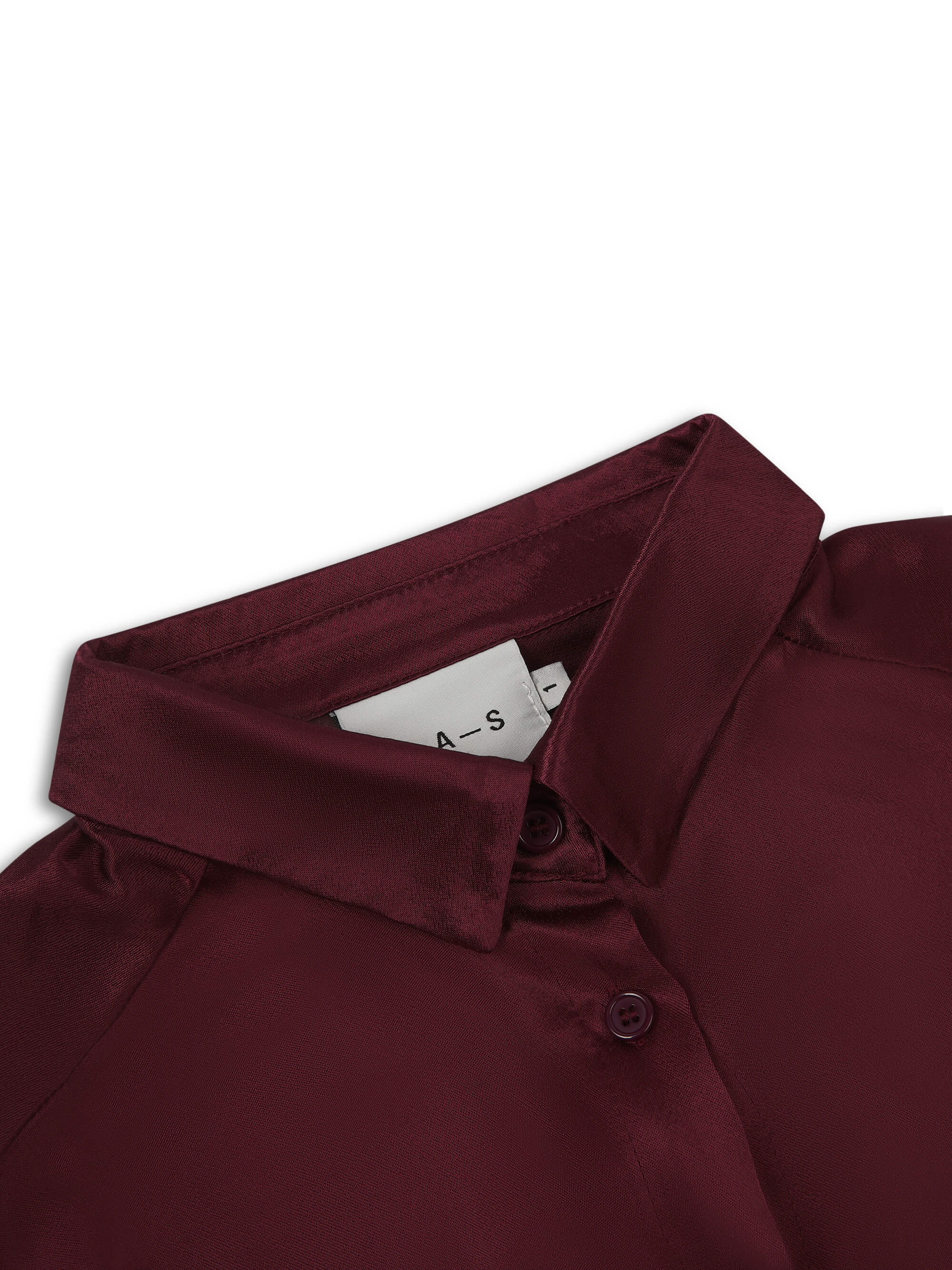 ‘LADY’ PERFECT FIT FLUID BLOUSE BURGUNDY - Image 7