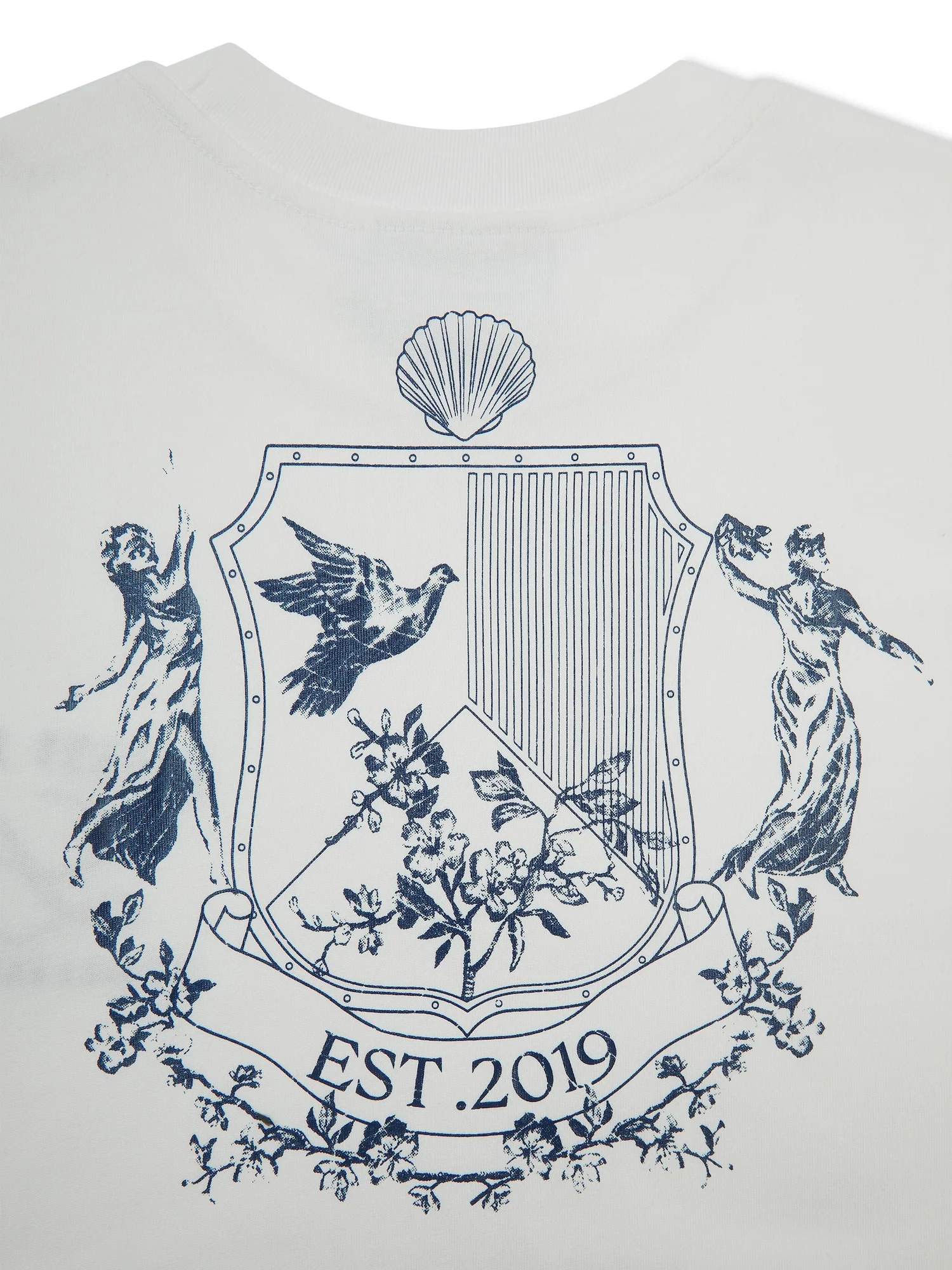 L.A-S VARSITY OVERSIZED T-SHIRT WHITE - Image 9